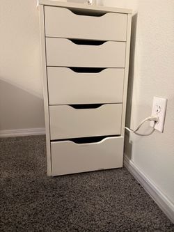 IKEA Alex white drawer unit