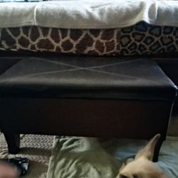 Brown Chest 17"H, 33"W ,15" D