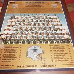 Dallas Cowboys 1992 Vintage Plaque for Sale in Dallas, TX - OfferUp