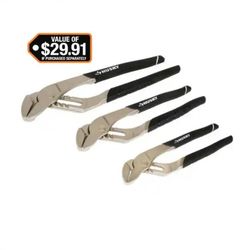 3-Piece Groove Joint Pliers Set