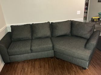 2 Piece Sectional Couch - Furniture