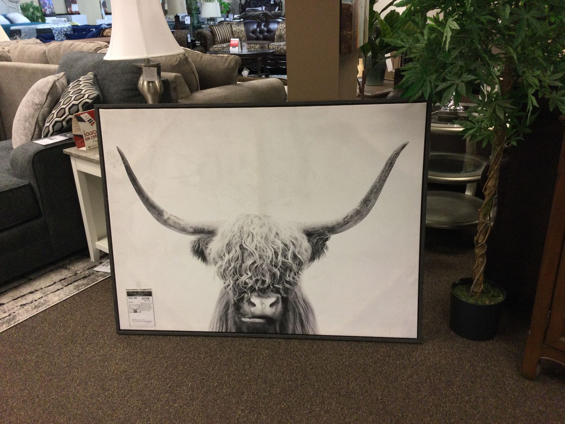 BRAND NEW WALL ART 48” BY 36” $159