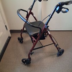 Walker MEDLINE burgundy 😍 ✨️ 300 Pound Capacity Medical Grade