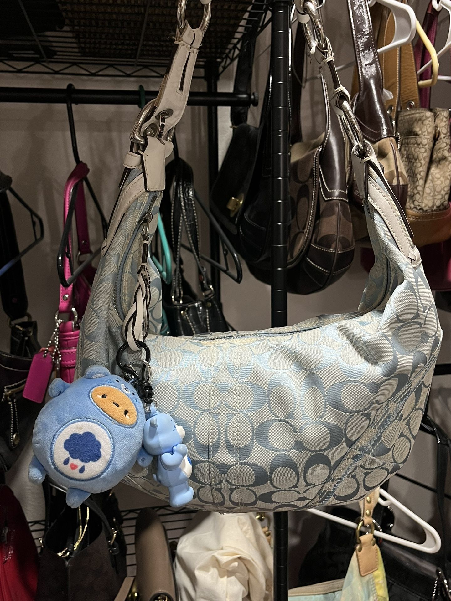 baby Blue Coach Hobo Shoulder Purse ( NEED GONE ASAP)
