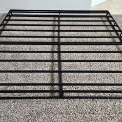 King Size Steel Smart Box Spring Bed Base. Tool-Free Easy Assembly