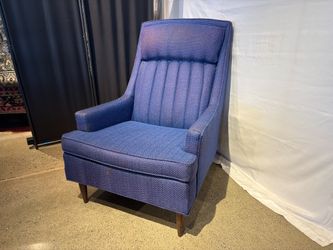 ROWE Vintage Mid-Century Modern Indigo Lounge Chair