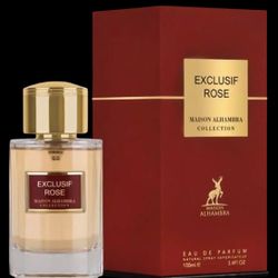 Exclusif Rose by Maison Alhambra Eau de Parfum 3.4 Oz Woman