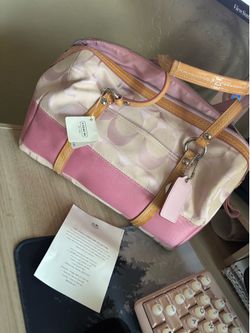 Pink Coach bag