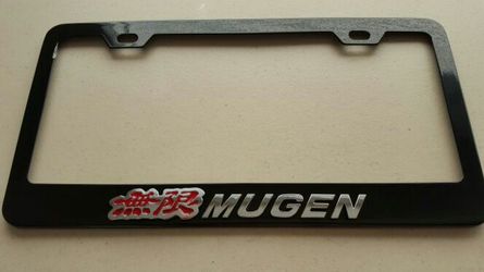 Honda Mugen 3D black metal frame