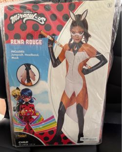 Girls New Miraculous Rena Rouge 🎃 Costume Size 12/14 Please Read Post Before Messaging