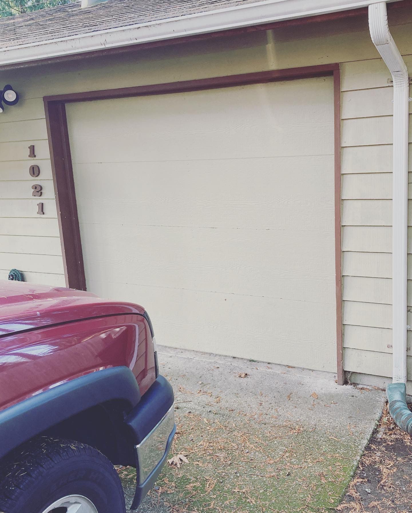 Wood garage door 8x7