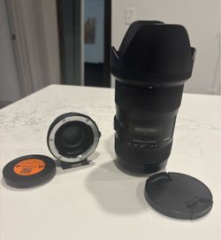 Sigma 18-35mm F1.8 Art Lens with Metabones EF to MFT T Speed Booster XL 0.64x Adapter