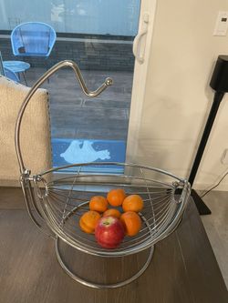 Fruit Basket With Banana Hanger