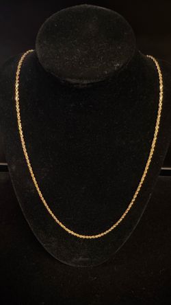 10K Gold Rope Necklace 22” long 8.58grms no trades pick up in Tacoma