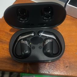 Open Ear Wireless Earbuds Headphones, Bluetooth 5.4, Built-in Mic, IPX7 Waterproof, 
