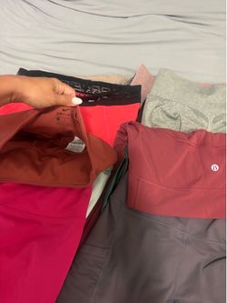 Lot of colored leggings (Nike, fabletics, lululemon) sizes small & medium