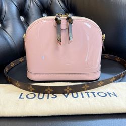 Louis Vuitton LV Shoulder Bag M52750 Alma Mini Pinks Vernis