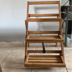 Folding Plant Stand 