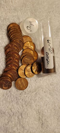 1961-D Lincoln Memorial Penny Roll - 50 Coins BU Uncirculated (Full Red)