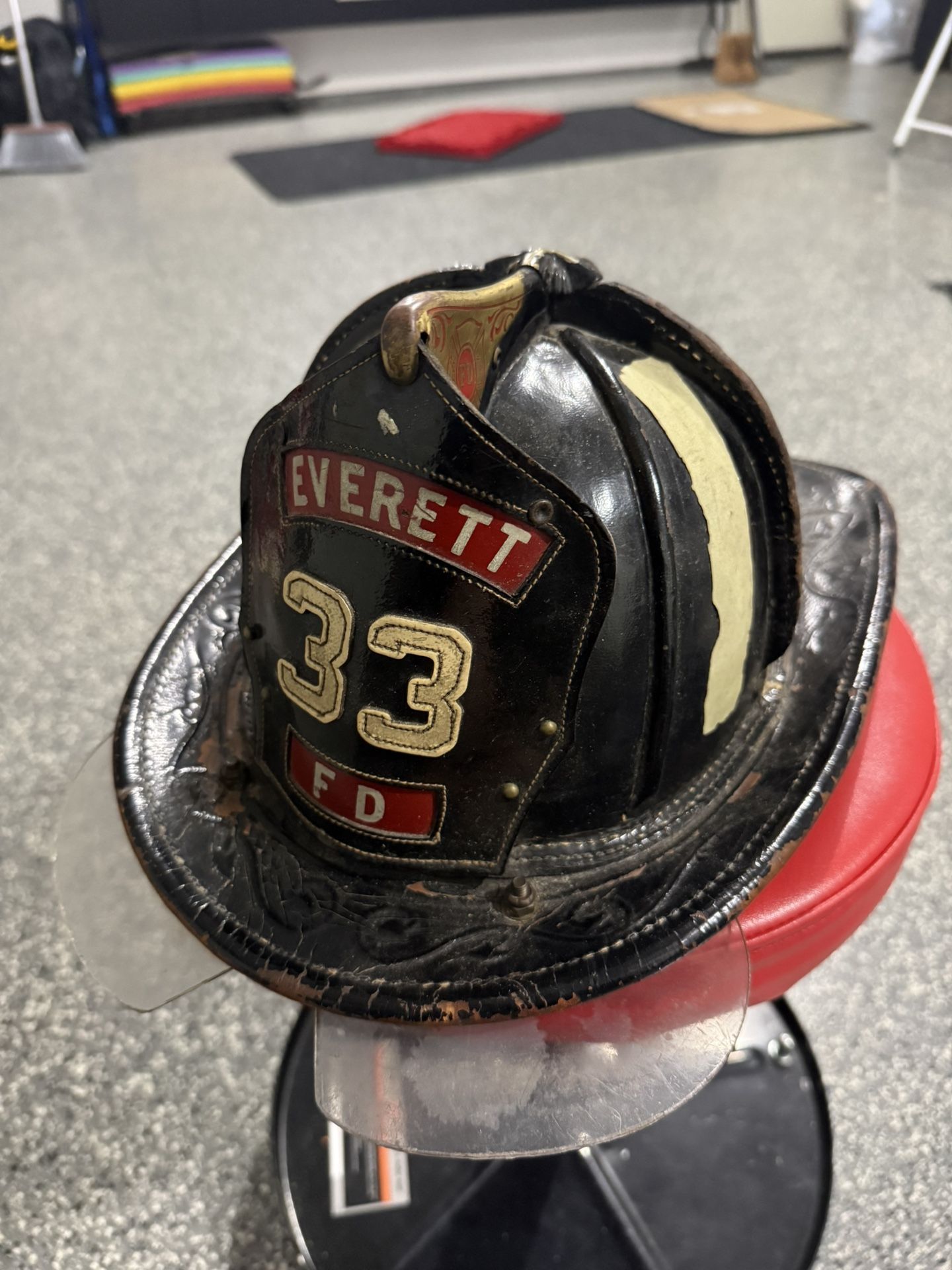 Vintage Firefighter Helmet