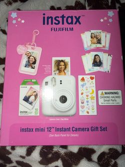 Fujifilm instax Mini 12 Camera - White Kawaii Giftset