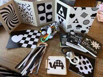 Newborn Black And White Toys