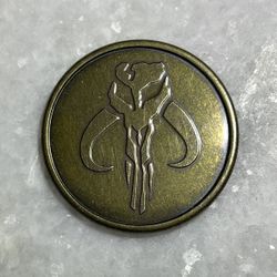 Disneyland Star Wars Themed Medallions Mandalorian Bantha Skull Collector Coin