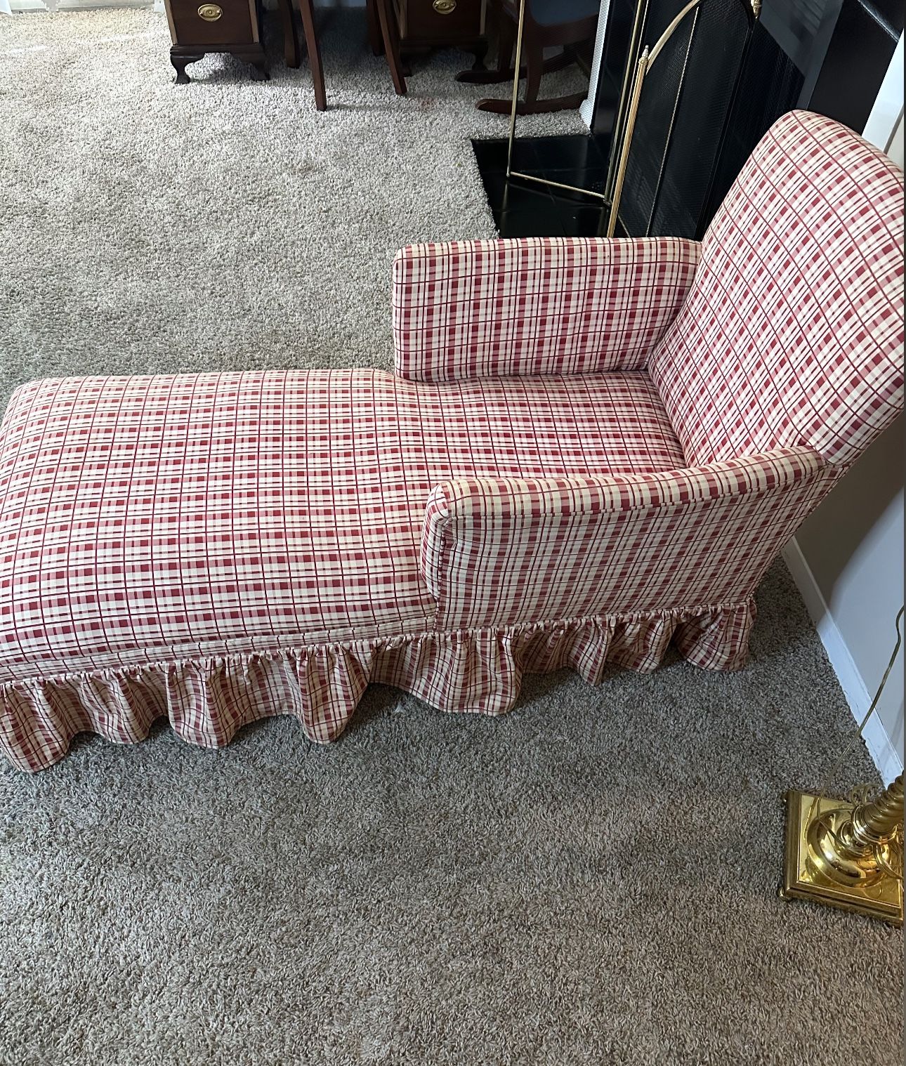 Vintage Antique Chaise Sofa