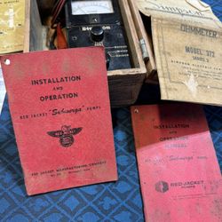 Simpson 372 Ohmmeter Vintage Model 372 Series 2 Complete Set
