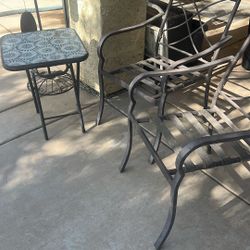 Two Chairs And Table 