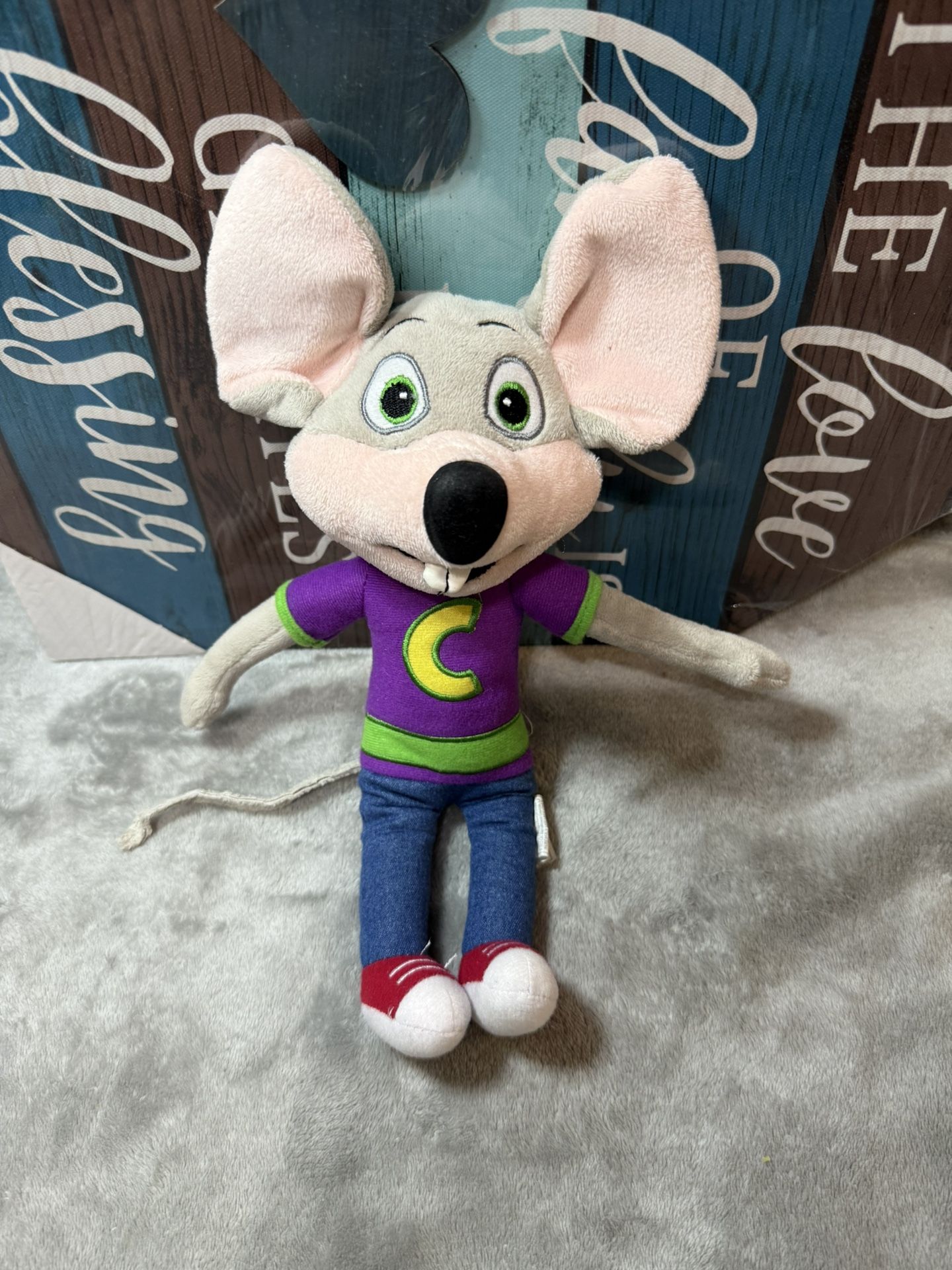 Vintage Chuck E. Cheese plush Pizza Mouse
