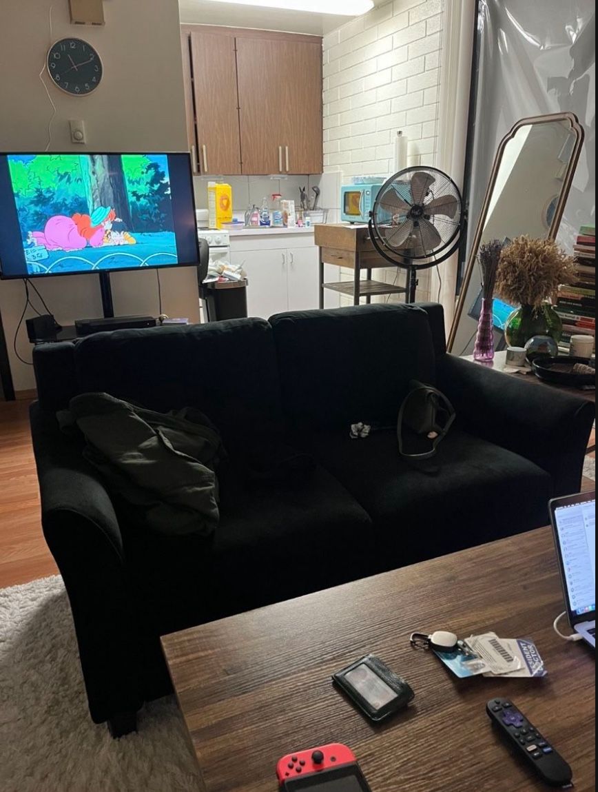Small Couch; Good For Kids Bedrooms. About 4 Ft Across