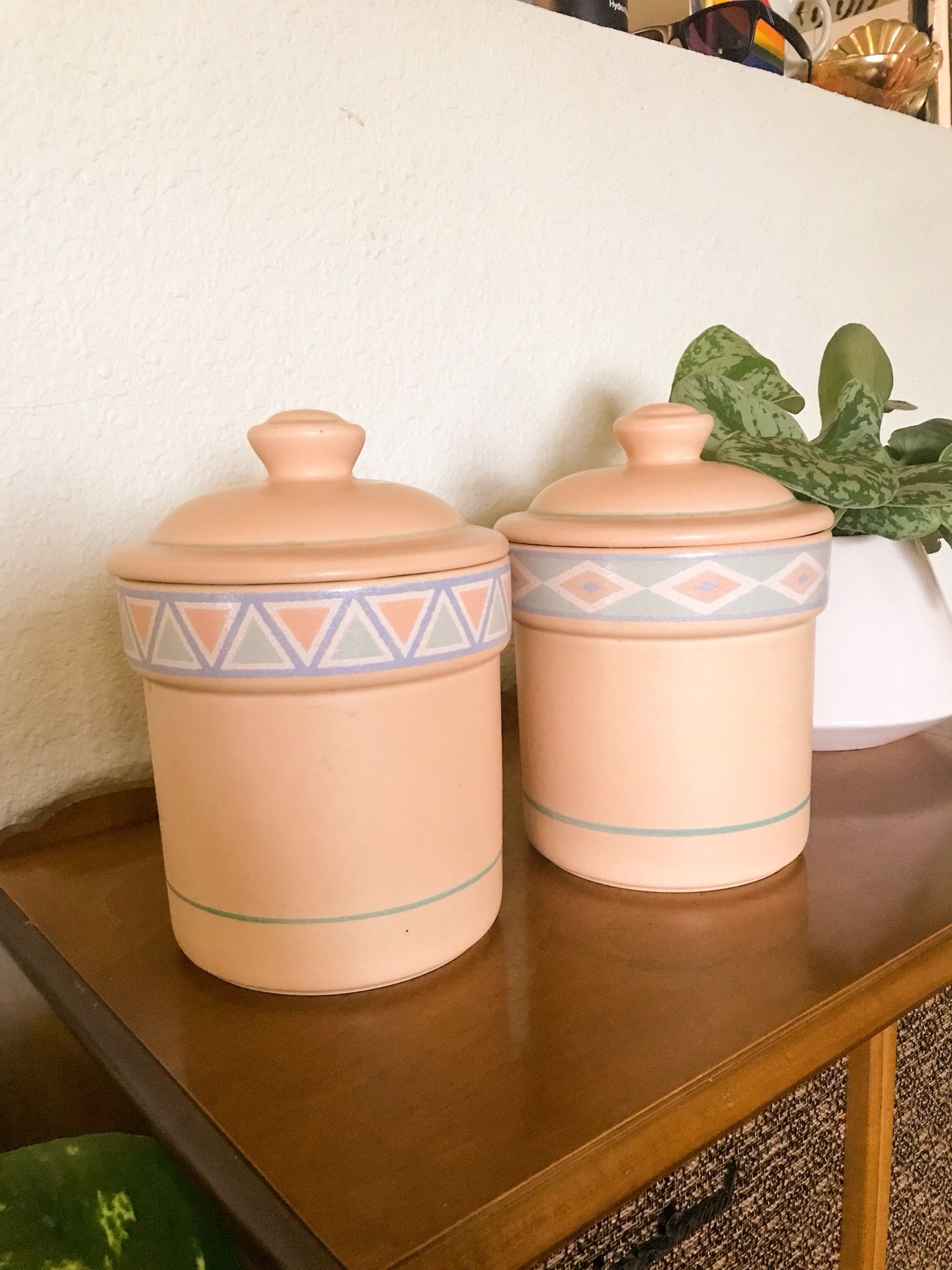 Vintage treasure craft canisters