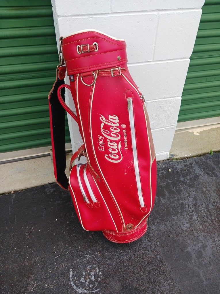 For Sale antique coca cola golf bag