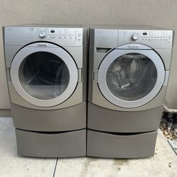 Washer and dryer