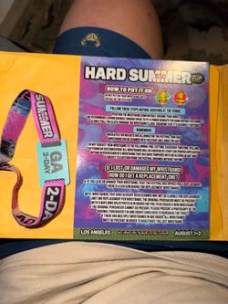 2 Day GA Hard Summer Wristband