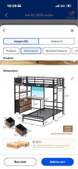 Bunk Bed for sale