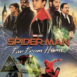 Marvel SPIDER-MAN Far From Home (Blu-Ray + DVD + Digital-2019) ZENDAYA!