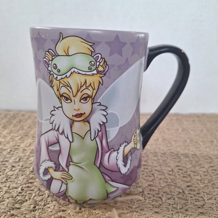 Disney Theme Parks Exclusive Tinkerbell Mornings Arent Magical OVER SIZED Mug