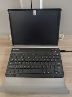 Wireless Keyboard With Tablet Holder