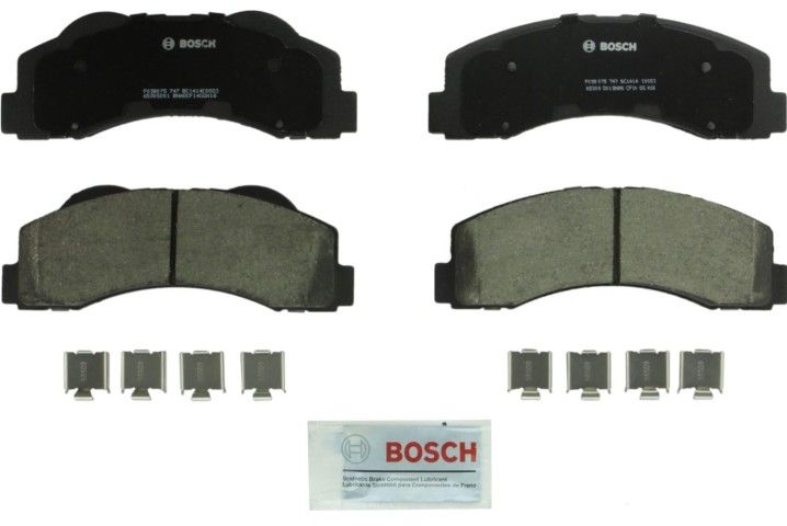 🚗 BOSCH BC1414 QuietCast Premium Ceramic Brake Pads – FRONT – Fits Ford F-150, Expedition, Lincoln Navigator – OEM Quality!