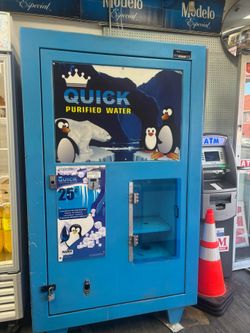 self-service purified water vending machine