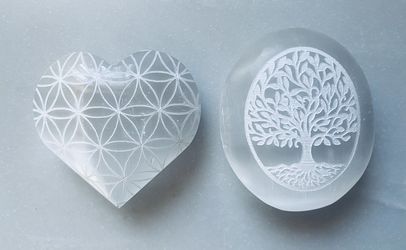 Selenite Palm /Heart Wholesale Pricing