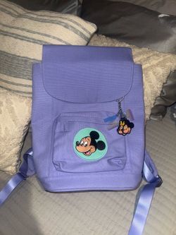 Purple Mickey backpack