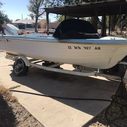 1965 Seaking Boat And Trailer  1000$obo
