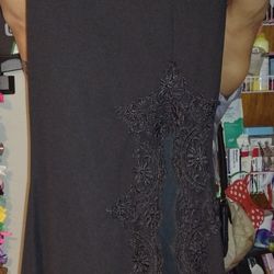 Beautiful Corset  Black Dress 