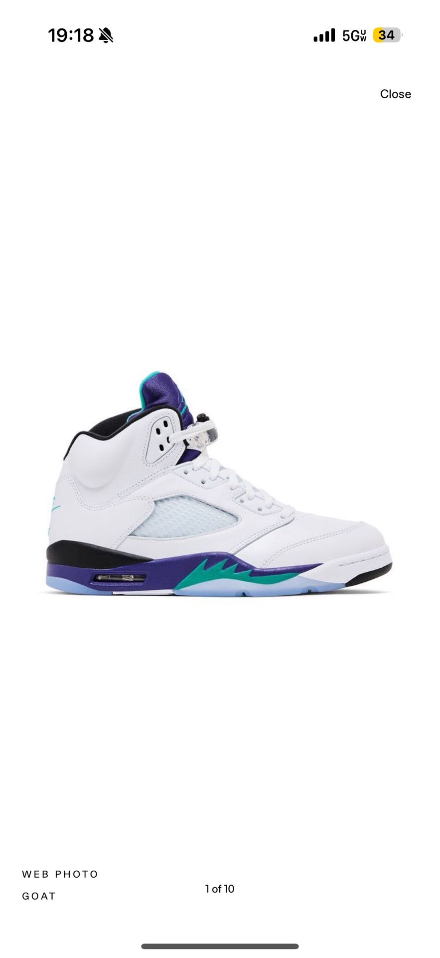 Jordan Retro 5 (Grapes)