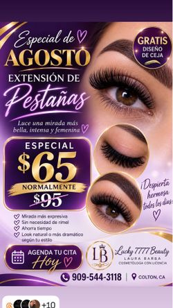pestañas  y cejas