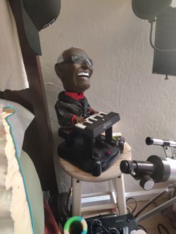 Ray Charles Animated Singing And Playing Piano