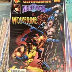 The Night man Vs Wolverine Comic